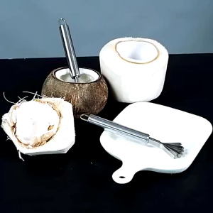 Combo 2 dụng cụ bào dừa đánh vảy cá...bằng thép không gỉ