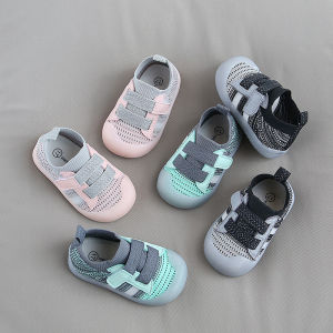 Childrens Casual Sports Shoes Mesh Breathable Boy Girls Walking Shoes Soft Soles Anti-skid Baby Walking Shoes Baby Sports Shoes