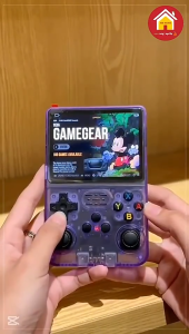 💖Buy 1 get 2 free gifts💖 Konsol Permainan R36S Retro Skrin IPS 35 Inci 15000 Permainan Sistem Linux Mudah Alih Sesuai Untuk Semua