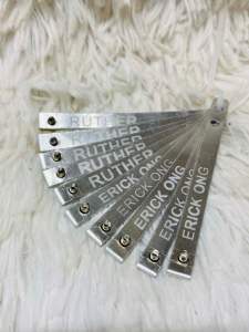 10 PCS LEGBAND LASER ENGRAVED ALUMINUM
