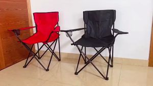 【LIFE OS】Support 150kg Portable Folding Beach Fishing Chair Foldable Camping Chair Outdoor Tools Camping Chair Outdoor Folding Chair Portable Lightweight Fishing Beach Outdoor Indoor Equipment Chair SO2001