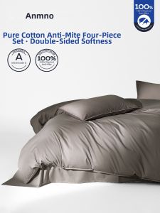 Anmino | Mite-Proof Cotton 4-Piece Bedding Set