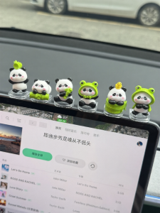 DINGBEIQI | Cute Panda Decorative Auto Accessory
