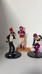 Bandai | Anime The King Of Fighters 98 Snk GK Arcade Kyo Kusanagi Iori Athena Action Pvc Toy Collection Game Peripheral PVC Model Toys