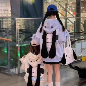 LIREGONGZHU | Fleece Hooded Jacket for Middle and Older Children