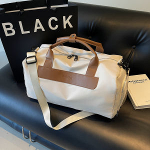 Retro Short Trip Large Capacity Mens Crossbody Travel Storage Bag Lightweight New Style Tote Bag Handheld Fitness Bag