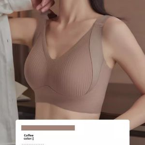 Adjustable Womens Underwear Wireless Bra Prevents Sagging Invisible Large Size Auxiliary Breast Reduction Full Cup Vest Top