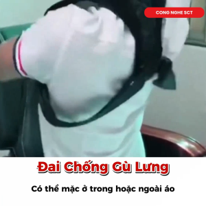 Đai Đeo Chống Gù Lưng Thoáng Khí Điều Chỉnh Tư Thế Cao Cấp Cho Dân Văn Phòng - Học Sinh  Đai Chạy Bộ  Tập Gym