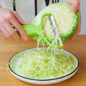 LEENKEA Thép Không Gỉ Bắp Cải Máy Thái Rau Củ Quả Salad Khoai Tây Dưa Cà Rốt Dưa Leo Máy Hủy Thân Thiện Với Môi Trường Dụng Cụ Nhà Bếp