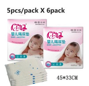 30pcs Disposable Absorbent waterproof Changing Pad for Baby Underpad Baby Urinal Pad for Baby Diaper Changing Mat for Baby Seat Pad