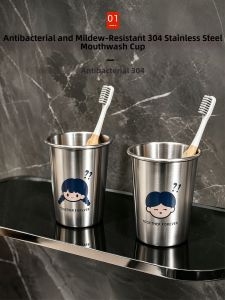 Cốc Súc Miệng Chống Mốc Kháng Khuẩn Inox