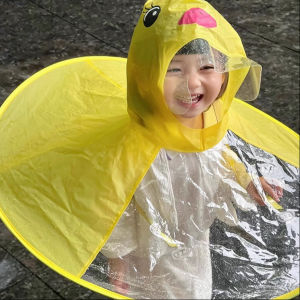 Áo Mưa Cho Trẻ Em Trẻ Em Của UFO Áo Mưa Cap Phim Hoạt Hình Áo mưa trẻ em Dễ Thương Động Vật vỏ bọc chống thấm nước