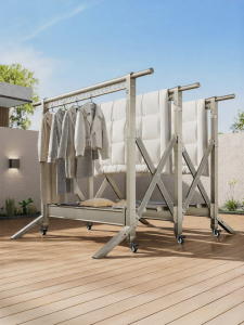 MINGZHI | Aluminum Folding Drying Rack For Home Indoor & Outdoor Use