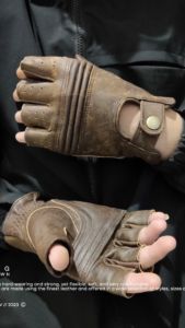 WJ Leather - Sarung Tangan Kulit & Riding Rusty Brown