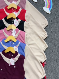 Gamis Anak Perempuan Bahan Knit Free Tas (Mini Bag) Usia 1-12 Tahun