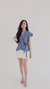 Orecca - Elise Top Atasan Wanita Lengan Pendek