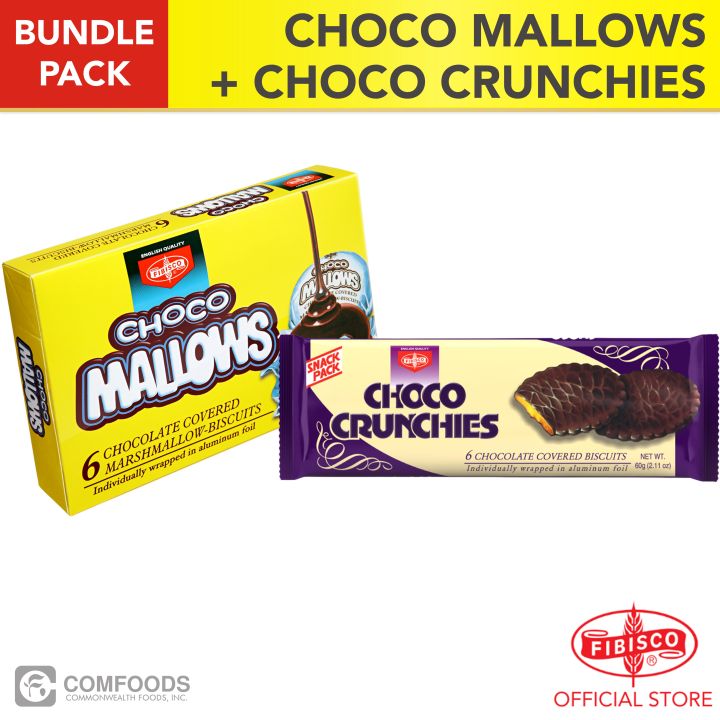 FIBISCO Bundle - Choco Mallows 100g + Choco Crunchies 60g | Lazada PH