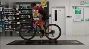 In Stock✨bike roller trainer Indoor Roller for Home Cycling & Sports Training - Red Black Gold.