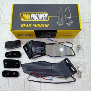 SPION WINGLET CARBON SPION WINGLET FAIRING PLUS LAMPU SEIN SEN UNIVERSAL MOTOR NMAX PCX AEROX R15 R25 ZX25R NINJA250FI CBR250 CBR150 DLL