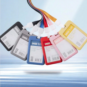 deli | Identity Identification Card Holder with Lanyard Anti-Loss