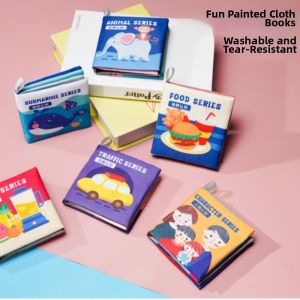 Durable Educational Baby Cloth Book 0-1 Year
