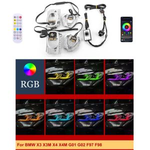 Multicolor RGB Red Agnel Eyes DRL Module LED B63115A0E625 5A0E624 For BMW X3 X4 X3M X4M G01 G02 F97 F98 Laser Headlight