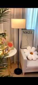 Lampu Lantai 150cm lampu kamar aesthetic 3 warna daya yang aman boleh digunakan di kamar ruang
