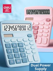 Deli | Cute Solar Powered Office Business Portable Calculator