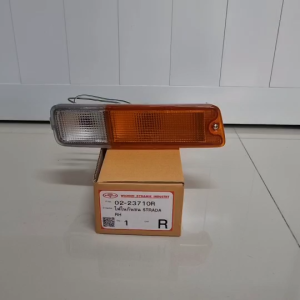 ไฟในกันชน / เสื้อไฟในกันชน มิตซูบิชิ สตราด้า Mitsubishi Strada เลนส์สีขาว-ส้ม ปี 1996-2004 ยี่ห้อตราเพชร Diamond