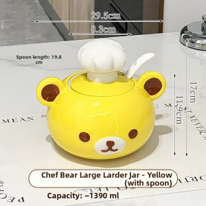 XIAOHUANGLU | Ceramic Heat-Resistant Lard Jar Oil Spicy Sauce Storage