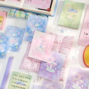 Dreamy Cute Korean Style Scrapbooking Decoration Material Paper Notebooks Message Writing Sticky Notes Booklets