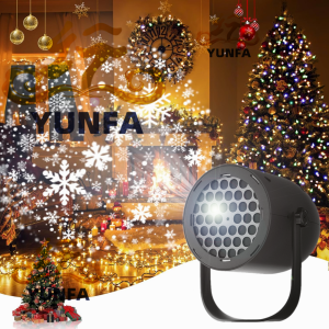 Christmas Projector Lamp Snowflake Projector Lamp Led Projector Lamp Christmas Decoration Snowflake Decoration Party Stage Light