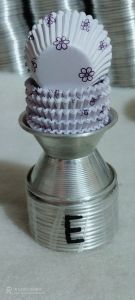 12pcs cetakan bolu kukus tipe pendek TDK bolong+ cup/krtas 100 pcs