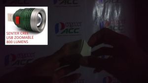 PENGIRIMAN CEPAT COD Senter LED USB Zoomable Mini Handy Flashlight 800 Lumens / SENTER led super terang multifungsi tahan lama / senter led usb charge mini / alat peneragan saat mati lampu camping outdoor canggih murah