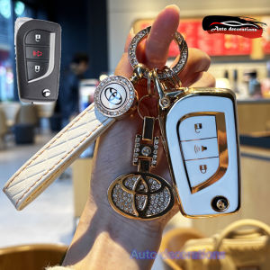 ที่หุ้มกุญแจโตโยต้าสำหรับโตโยต้าแอลติสฝาครอบกุญแจรีโวสำหรับโตโยต้าเคสกุญแจพวงกุญแจรถสำหรับโตโยต้า