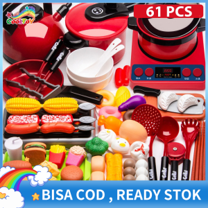 COOLTOY 13/20/51/61/73pcs Mainan Dapur Anak Kitchen Set Masak masakan mainan dapur Cooking Set Mainan Anak Perempuan