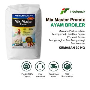 MIX MASTER PREMIX BROILER - Suplemen Pakan Untuk Ayam Broiler Kemasan 30 KG