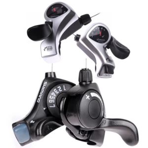 SHIMANO | Shimano Tourney SIS SL TX30 TX50 Bicycle Shift Lever 3*6s 3*7s 3v Left 6v Right 7v 18 21 Speed Pair Shifters Gear Cable