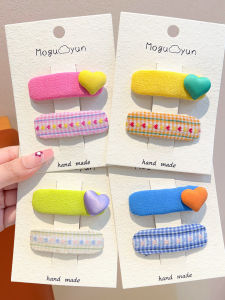 Heart Shaped Childrens Hair Clips