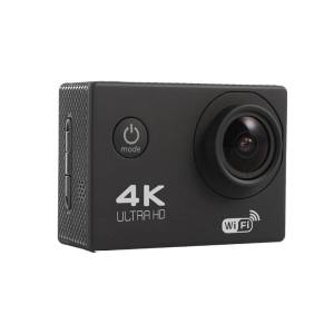 60% GoPro กล้องกันน้ำ WiFi 4K HD Action Camera สำหรับการวิดีโอ กล้องติดหมวก กล้องติดหมวกกันน็อค กล้องโกโปร กล้องกลางแจ้ง - พร้อมระบบกันสั่น WiFi
