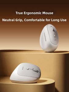 XISEM | Wireless Bluetooth Ergonomic Vertical Mouse Silent 3 Modes