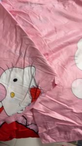 Cadar Doraemon Fitted Queen King Hello Kitty Bedsheet Anime 5in1 Comforter Set Cartoon