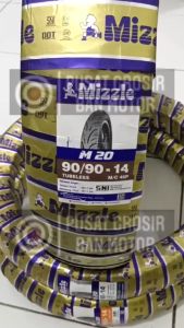 Paket Ban Motor Tubeless MIZZLE M20 80/90-14 dan 90/90-14 Beat Vario Mio Spacy Address