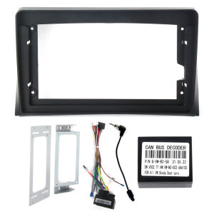 Panel Kit For Car Radio Bezel Frame for VW Multivan 2003-2015 9inch Car Multimedia Radio Panel Frame Cable CANBUS Protocol Box