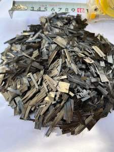 1kg Vụn carbon forged carbon fiber 2cm sợi mềm