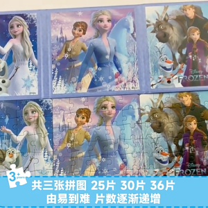 Disney Magnetic Puzzle for Kids 3 IN 1 Frozen Marvel Avengers Spider Princess