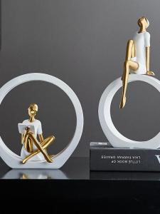 Original Modern Human Figurine Living Room Decor