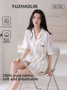 Yuzhaolin | Cotton High-Quality Outwear-Ready Pajama Set