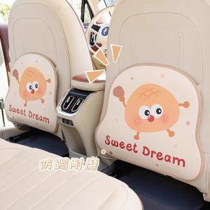 Car Seat Back Protection Pad Universal Rear Child Seat Anti-Kick Wear-Resistant Interior Car Seat Dirt-Proof Guard Pad