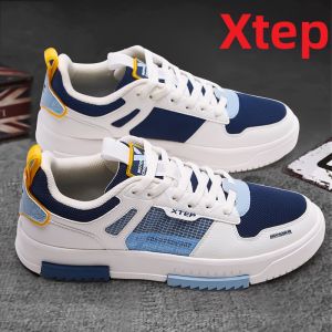 XTEP | Giày Nam Da Thoáng Khí Chống Thấm Nước